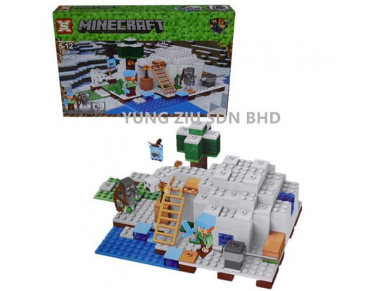 1005#LEGO-ICE HOUSE(242PCS)(MIHECRAFT)